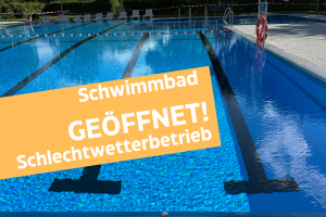 Schwimmbad Schlechtwetter